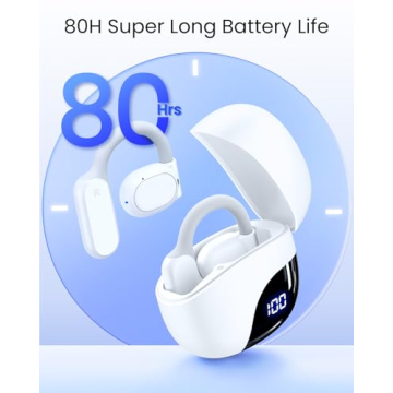 TAGRY Wireless Earbuds with 80Hrs Playtime