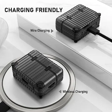 V-MORO Cute Suitcase Design AirPods Pro Case - Great Gift