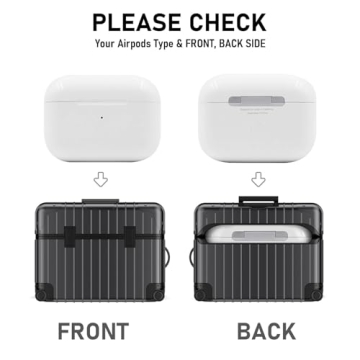 V-MORO Cute Suitcase Design AirPods Pro Case - Great Gift