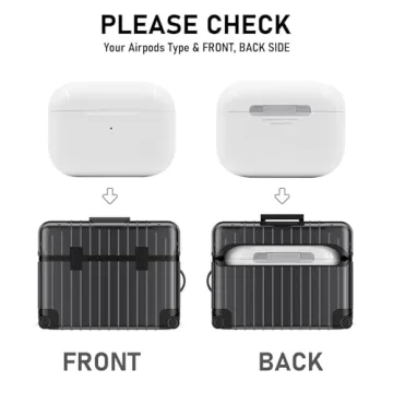 V-MORO Cute Suitcase Design AirPods Pro Case - Great Gift