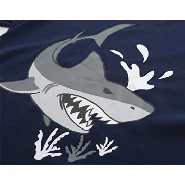 MyFav Big Boys Pajamas Shorts Cute Cartoon Sleepwear