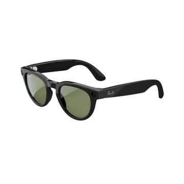 Meta Square Sunglasses in Shiny Black with G15 Green