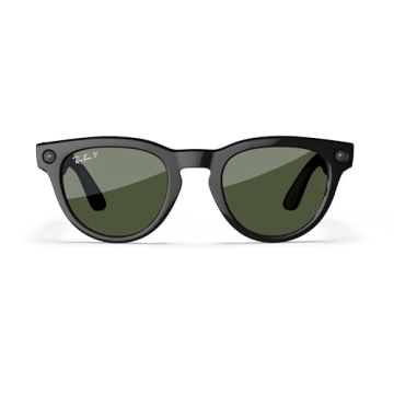 Meta Square Sunglasses in Shiny Black with G15 Green