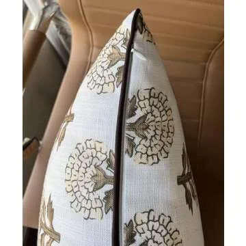 YugTex Floral Decorative Throw Pillow Cover - Durable & Chic