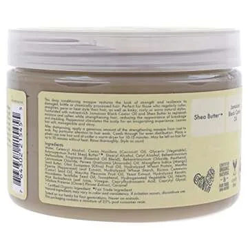 SheaMoisture Jamaican Black Castor Oil Strengthen & Restore Masque for Hair Care