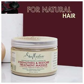 SheaMoisture Jamaican Black Castor Oil Masque for Hair Care