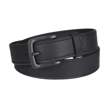 Levi's Men's Casual Leather Belt in Matte Black 42-44