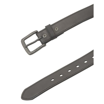 Levi's Men's Casual Leather Belt in Matte Black 42-44