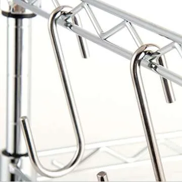 ESFUN 30 Pack Heavy Duty S Hooks for Kitchen and Home