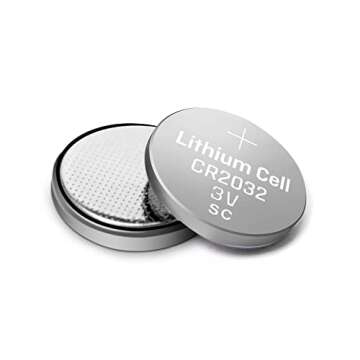 Rakopidy CR2032 Battery 3 Volt Lithium Coin Cell 2032 Batteries - (100-Count)