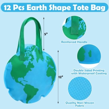 Cosblank Earth Day Tote Bags - Eco-friendly and Stylish