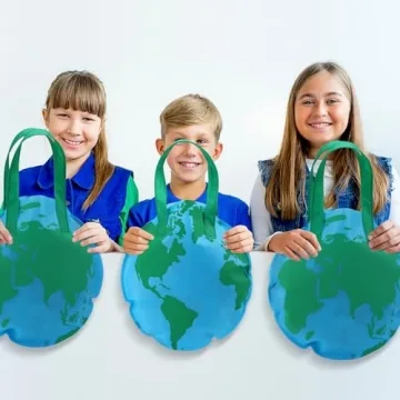 Cosblank Earth Day Tote Bags - Eco-friendly and Stylish