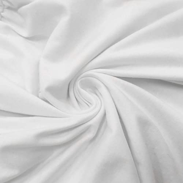 Jayscreate Women's Baby Doll Dress Summer Casual Tunic Pleated Flowy Swing Short Sleeve White V Neck Mini Dress with Pockets Loose Fit