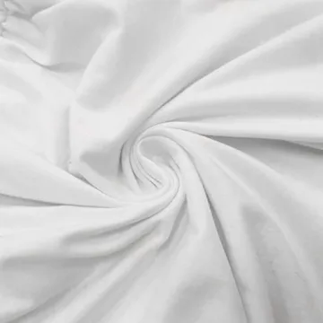 Jayscreate Women's Baby Doll Dress Summer Casual Tunic Pleated Flowy Swing Short Sleeve White V Neck Mini Dress with Pockets Loose Fit