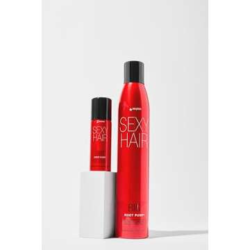 SexyHair Big Root Pump Volumizing Spray Mousse Travel Size, 1.6 Oz | Volume with Medium Hold | Up to 72 Hour Humidity Resistance