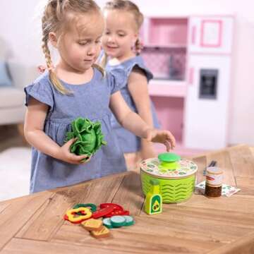 Melissa & Doug Salad Spinner Play Set for Kids Ages 3+