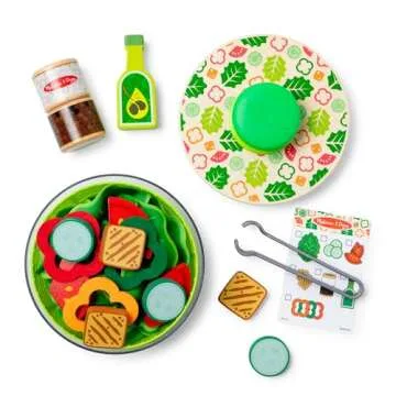 Melissa & Doug Salad Spinner Play Set for Kids Ages 3+