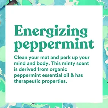 ASUTRA Yoga Mat Cleaner Spray - Energizing Peppermint, 4 fl oz