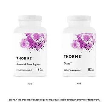 THORNE Advanced Bone Support‡ - (Formerly Oscap) - Bone Health Supplement with Calcium and Vitamin D - 120 Capsules
