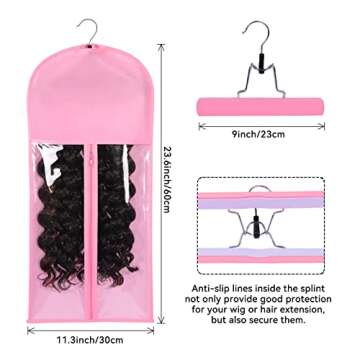 Hair Extension Holder Wig Storage Wig Wag Hair Extension Storage Wig Bags Storage Hair Extension Hol...