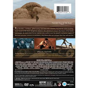 Dune DVD - Epic Sci-Fi Experience for Home Viewing