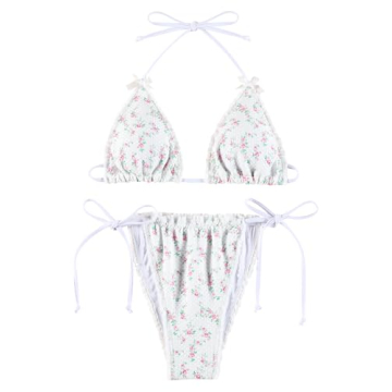 Stylish String Thong Bikini Set for Summer Fun
