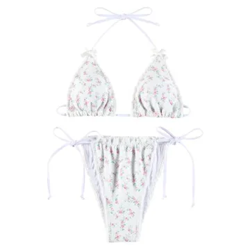 Stylish String Thong Bikini Set for Summer Fun