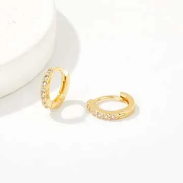 Trendy Gold Earrings Set for Everyday Chic Style