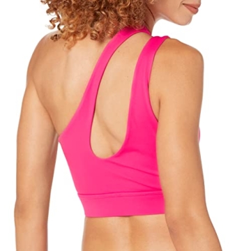 Stylish One-Shoulder Stretch Sports Bra by The Drop