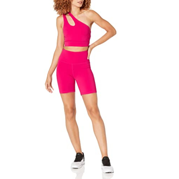Stylish One-Shoulder Stretch Sports Bra by The Drop