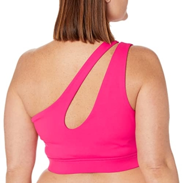 Stylish One-Shoulder Stretch Sports Bra by The Drop