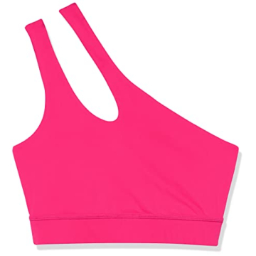 Stylish One-Shoulder Stretch Sports Bra by The Drop