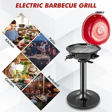 HAPPYGRILL Portable Electric Grill: Perfect for Family BBQs