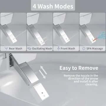 Casta Diva Smart Toilet with Auto Flush and Warm Bidet