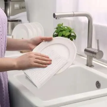 Buy DecorRack Cotton Kitchen Towels - Ultra Absorbent