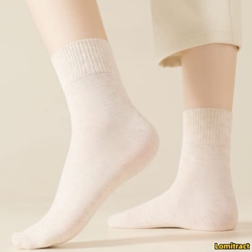 Stylish Lomitract Bamboo Mini Crew Socks for Comfort