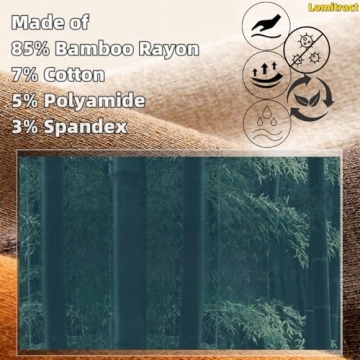 Stylish Lomitract Bamboo Mini Crew Socks for Comfort