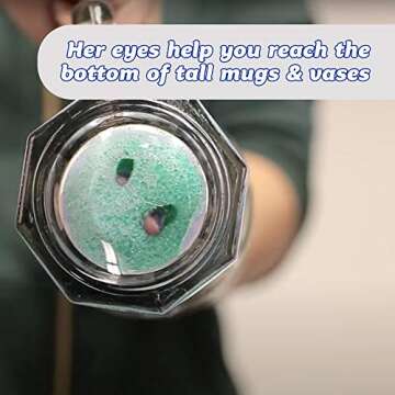 Scrub Daddy Sponge Set - Scrub Mommy Power Flower Dual- Sided Sponge and Scrubber - Non Scratch Sponge for Dishes and Home, Odor Resistant, Firm in Cold Water Soft in Warm , Multi-Surface 3 ct