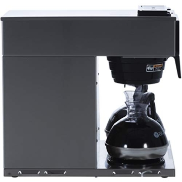 BUNN VP17-3, 12-Cup Low Profile Pourover Commercial Coffee Maker, 3 Lower Warmers, 13300.0003,Silver