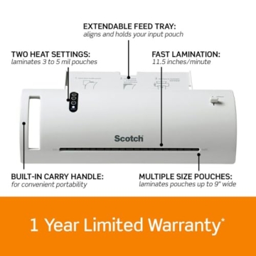 Scotch TL902VP Thermal Laminator for Home and Office