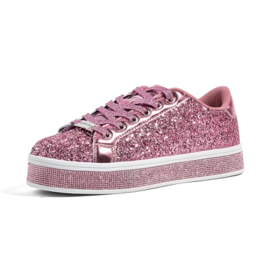 Shop LUCKY STEP Platform Glitter Sneakers for Women