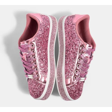 Shop LUCKY STEP Platform Glitter Sneakers for Women