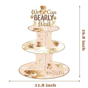 We Can Bearly Wait Cupcake Stand for Baby Showers