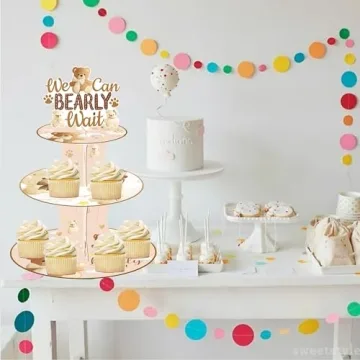 We Can Bearly Wait Cupcake Stand for Baby Showers