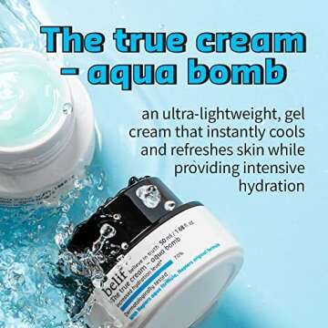 belif True Cream Aqua Bomb Duo Skincare Set | Rich, Weightless Moisturizer for Combination Skin | An...