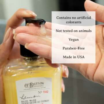 C.O. Bigelow Lemon Hand Wash, Nourishing & Vegan, 10fl oz