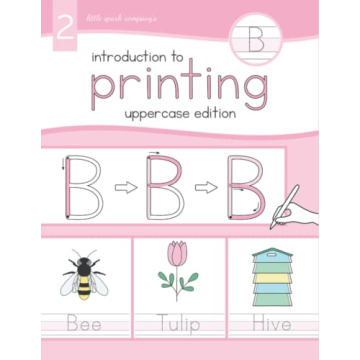 Fun Uppercase Printing Workbook for Kids - Ages 3-6