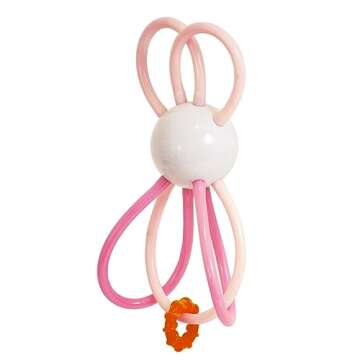 Manhattan Toy Zoo Winkel Bunny Rabbit Teether & Rattle
