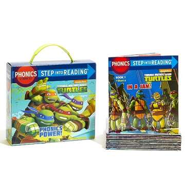 Phonics Power! (Teenage Mutant Ninja Turtles): 12 Step into Reading Books