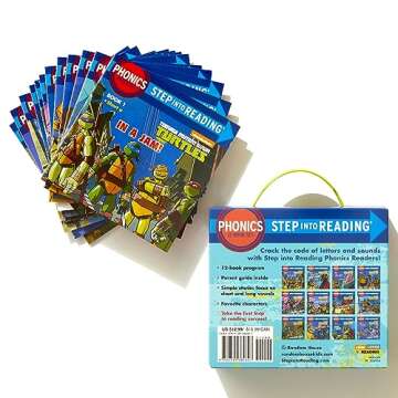 Phonics Power! (Teenage Mutant Ninja Turtles): 12 Step into Reading Books
